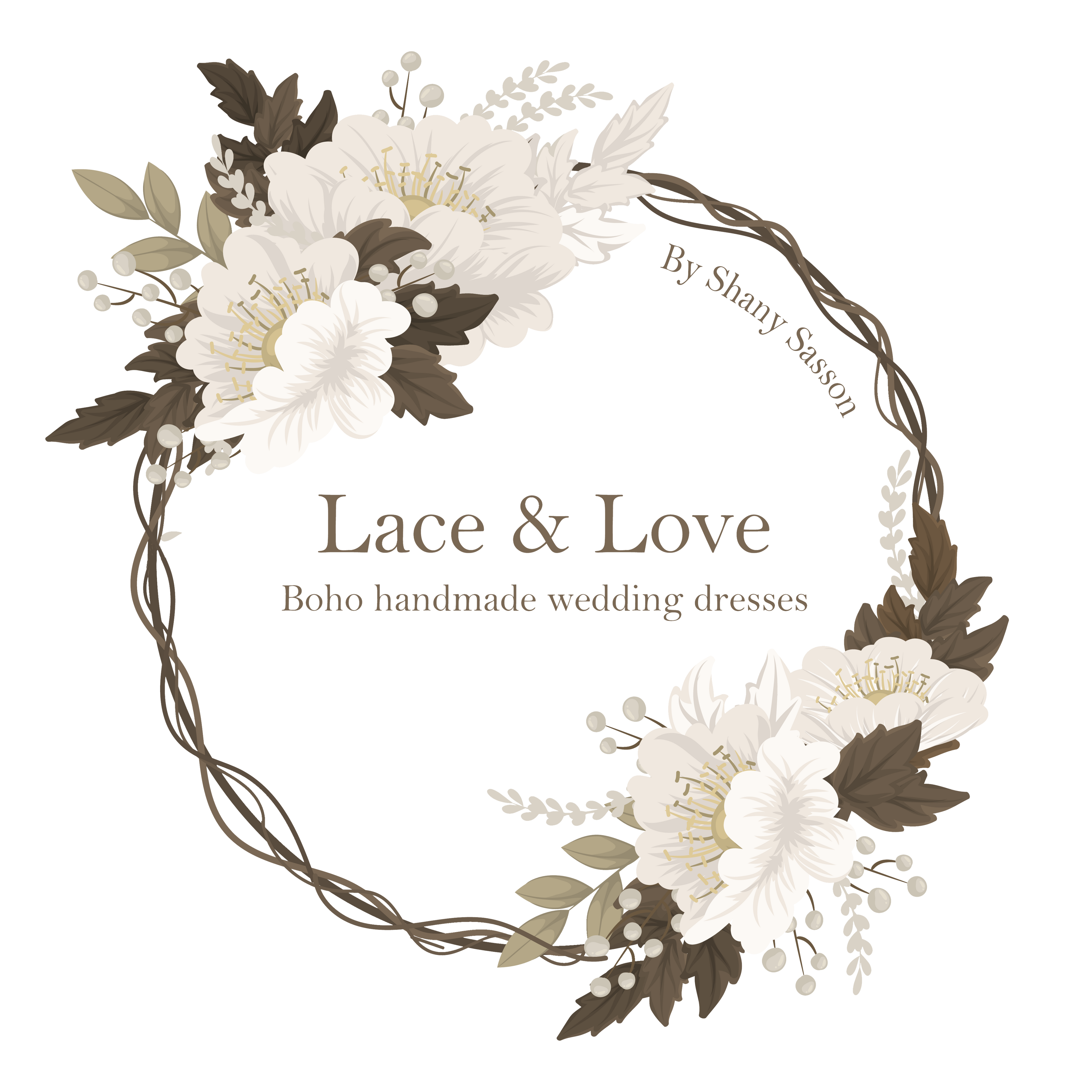 Custom Made Boho Wedding Dress, Bespoke Design by Shany Sasson | Lace & Love, Israel