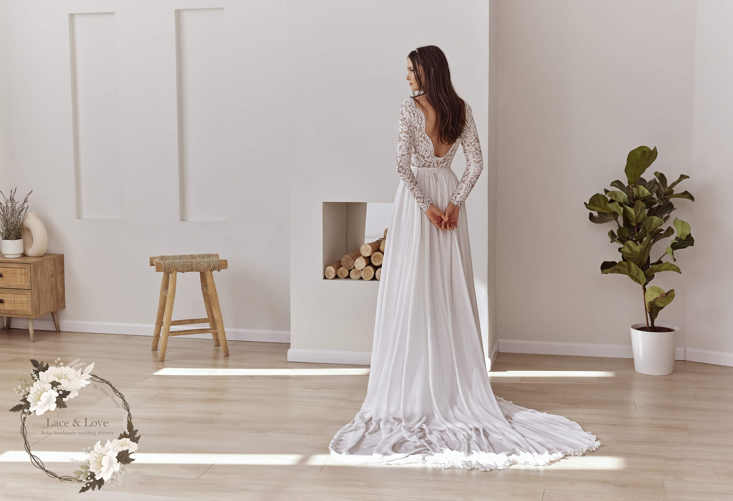 Anya Open Back Wedding Dress