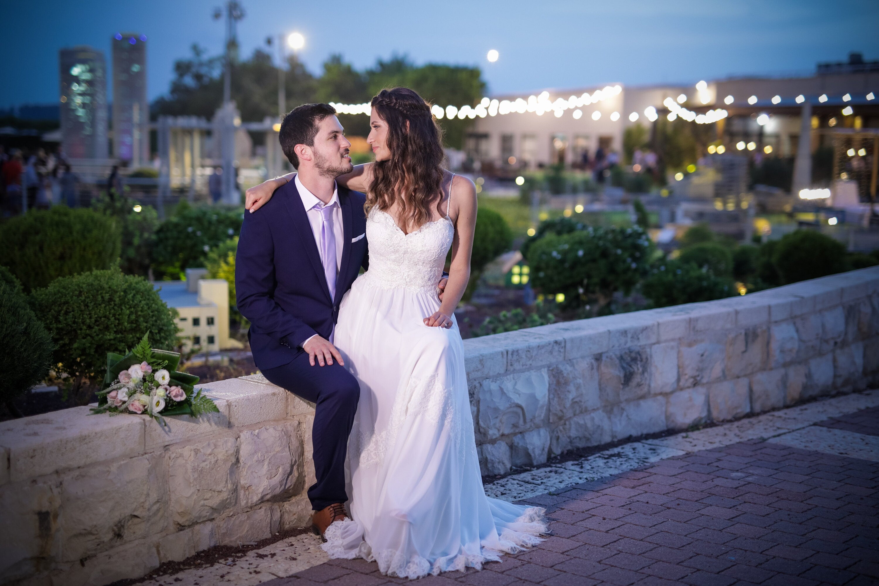 Romy Gown — lace & chiffon boho wedding dress, made to measure by Lace & Love (view 5)