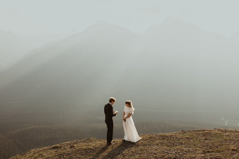 Cora Gown — lace & chiffon boho wedding dress, made to measure by Lace & Love (view 5)