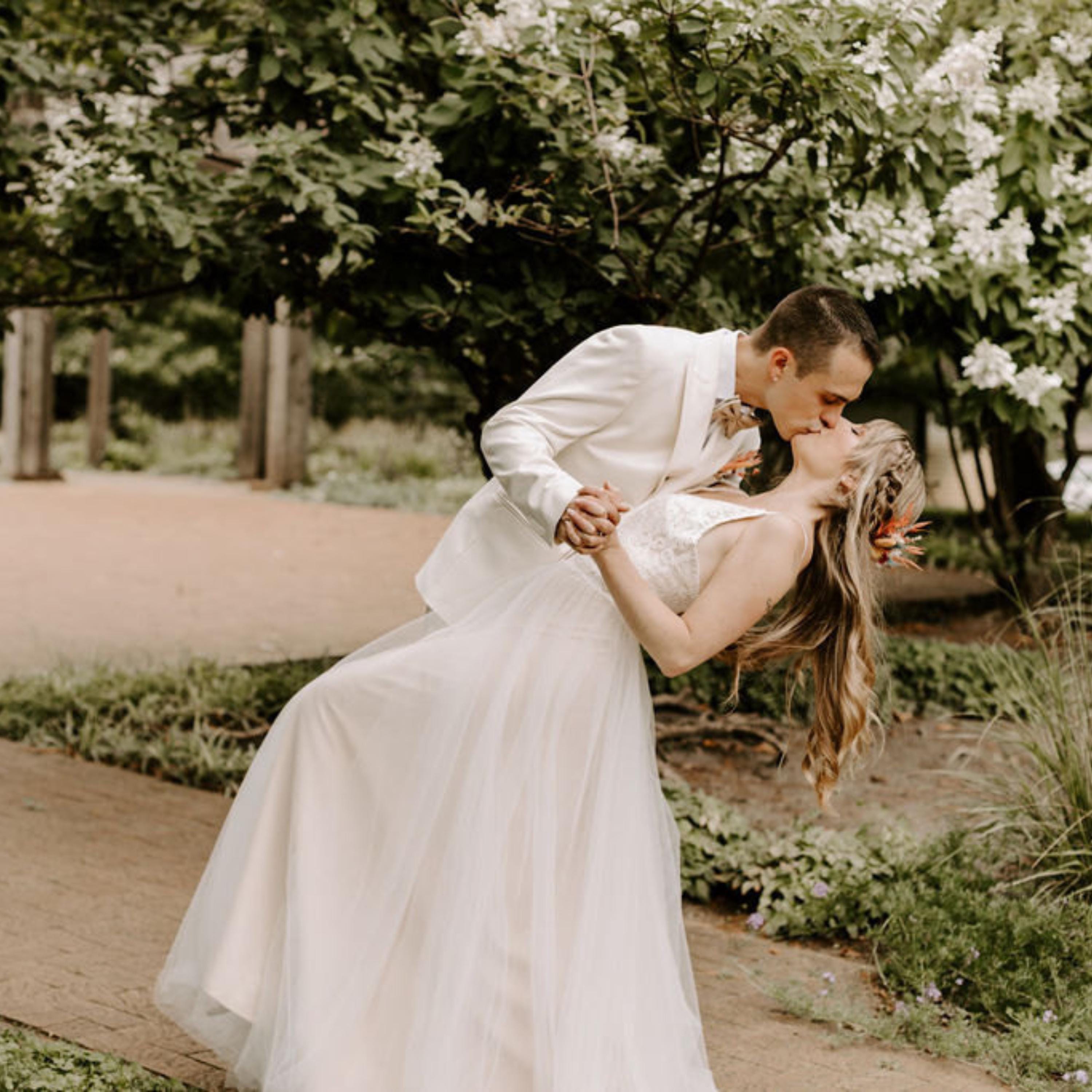 Thea Gown — lace & tulle boho wedding dress, made to measure by Lace & Love (view 6)