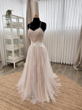 Nora Gown — sweetheart lace & tulle boho wedding dress, made to measure by Lace & Love (view 1)