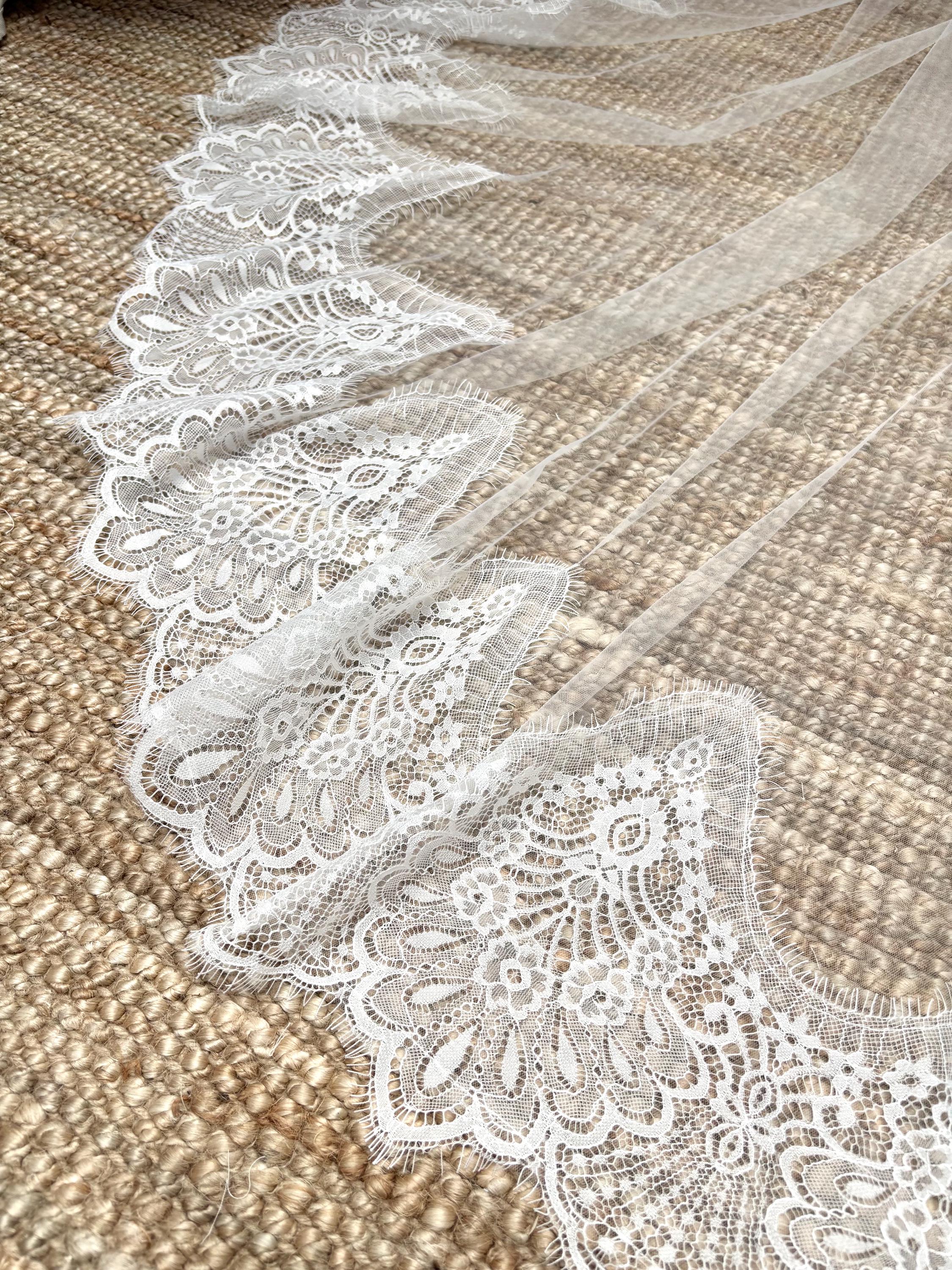 Flora Gown — sweetheart lace & tulle boho wedding dress, made to measure by Lace & Love (view 4)