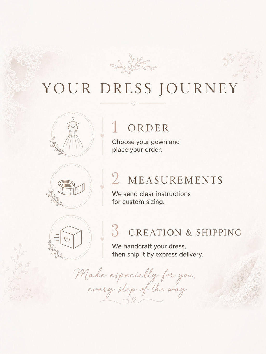 Amelie Gown — long sleeve lace & chiffon boho wedding dress, made to measure by Lace & Love (view 7)