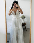 Lila Gown, photographed in a studio mirror