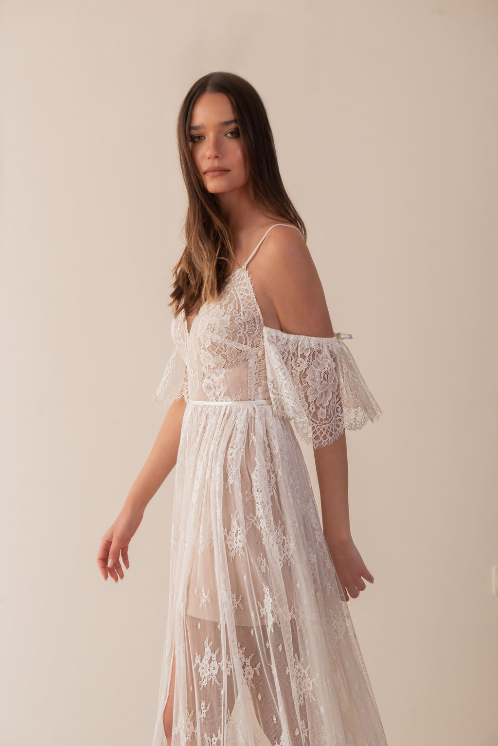 Open Back Boho Lace Wedding Dress, Made to Measure in Israel | Lace & Love by Shany Sasson