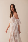 Open Back Boho Lace Wedding Dress, Made to Measure in Israel | Lace & Love by Shany Sasson